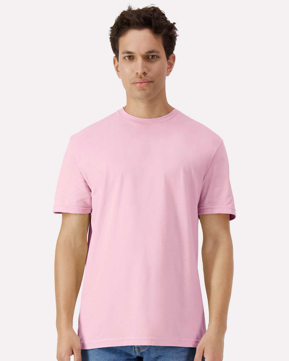 Unisex Light Cotton T-Shirt – 3000 – Light Pink