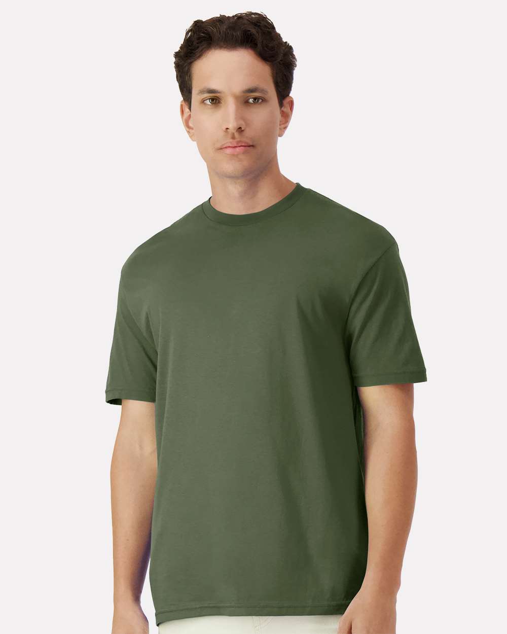 Unisex Light Cotton T-Shirt – 3000 – Military Green