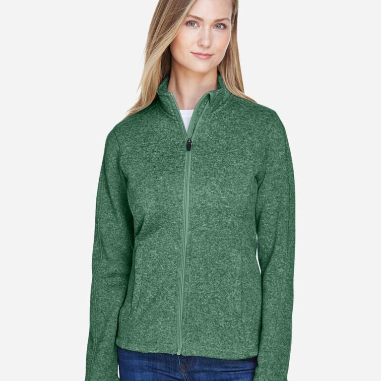 Women's Bristol Full-Zip Sweater Fleece Jacket – DG793W