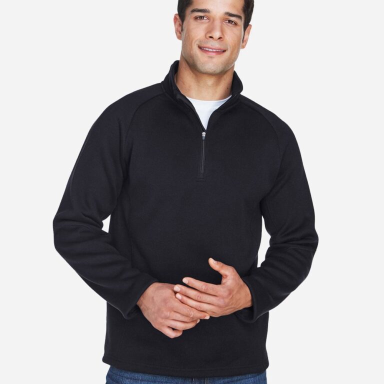 Unisex Bristol Sweater Fleece Quarter-Zip Pullover – DG792