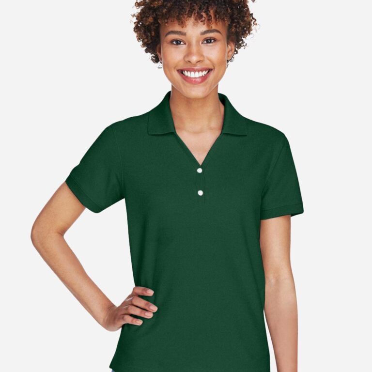Women's Pima Piqué Polo – D100W