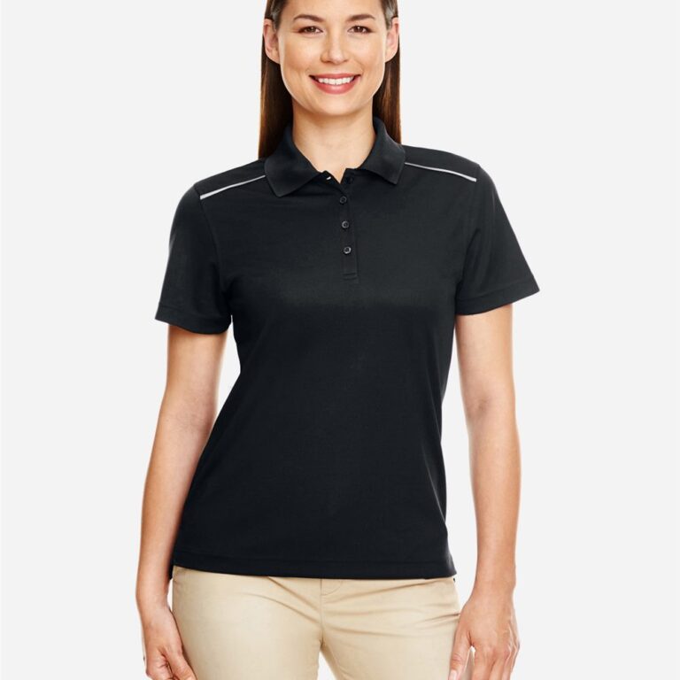Women's Radiant Performance Piqué Polo with Reflective Piping – 78181R