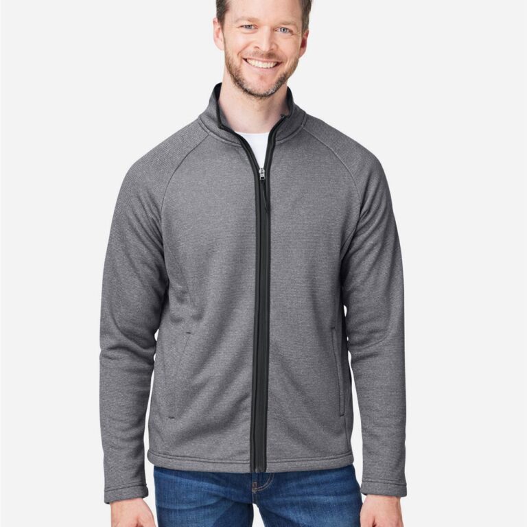 Men's Venture Heathered Stripe Full-Zip Jacket – CE72