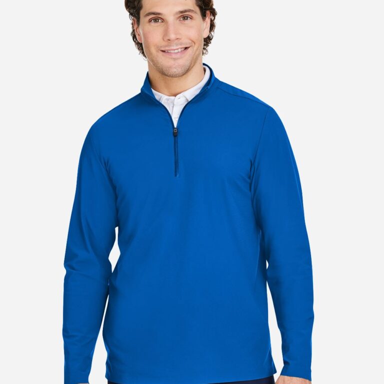 Men's CrownLux Performance® Windsor Welded Quarter-Zip Pullover – DG410