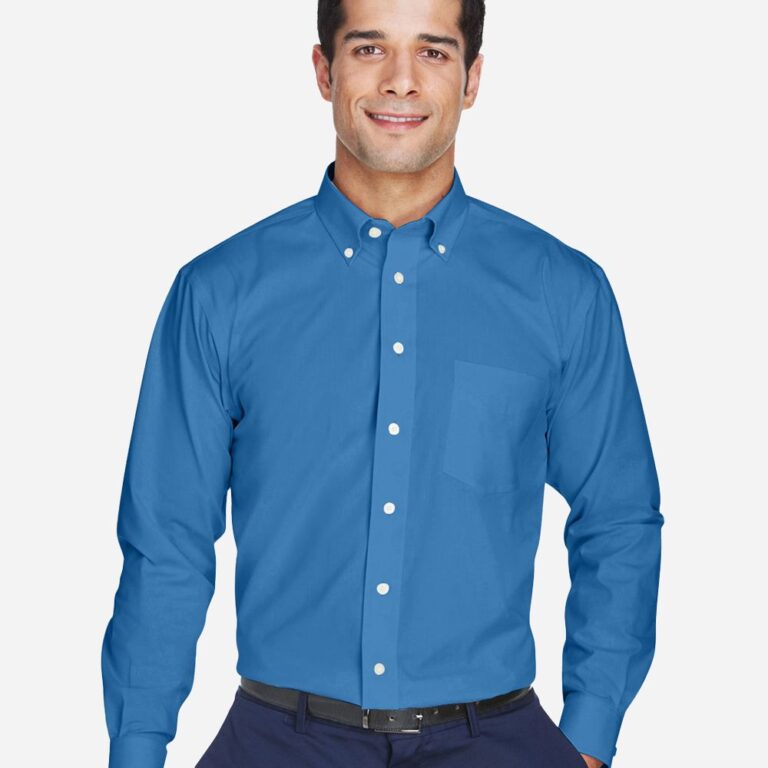 Men's Crown Collection® Oxford Woven Dress Shirt – D630