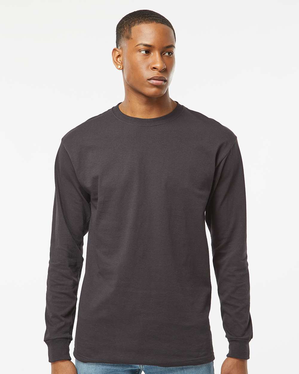 Unisex Gold Soft Touch Long Sleeve T-Shirt – 4820 – Charcoal