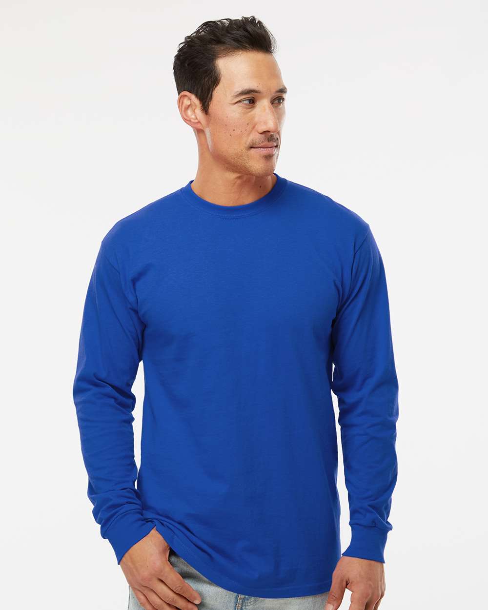 Unisex Gold Soft Touch Long Sleeve T-Shirt – 4820 – Royal