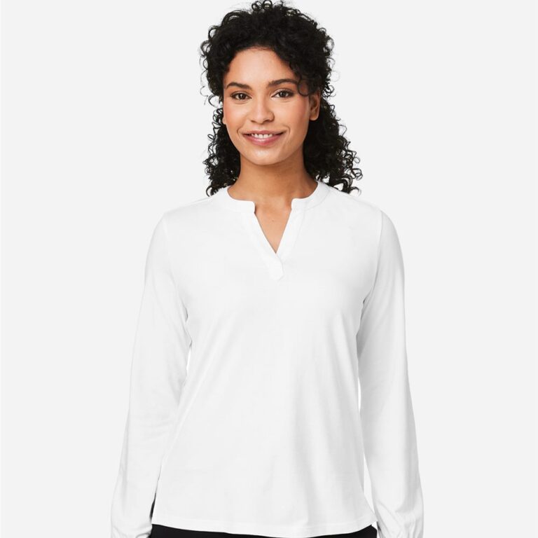 Women's Raleigh Half-Placket Knit Top – DP122W
