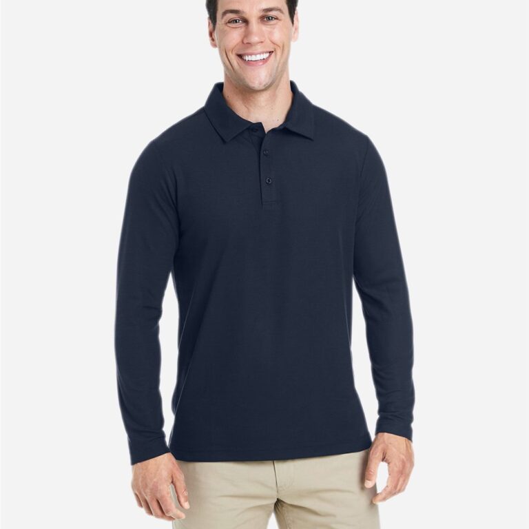 Men's Fusion ChromaSoft™ Long Sleeve Pique Polo – CE112L