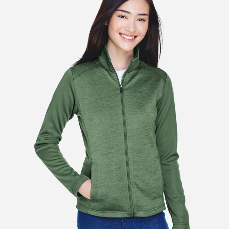 Women's Newbury Colorblock Mélange Fleece Full-Zip Jacket – DG796W