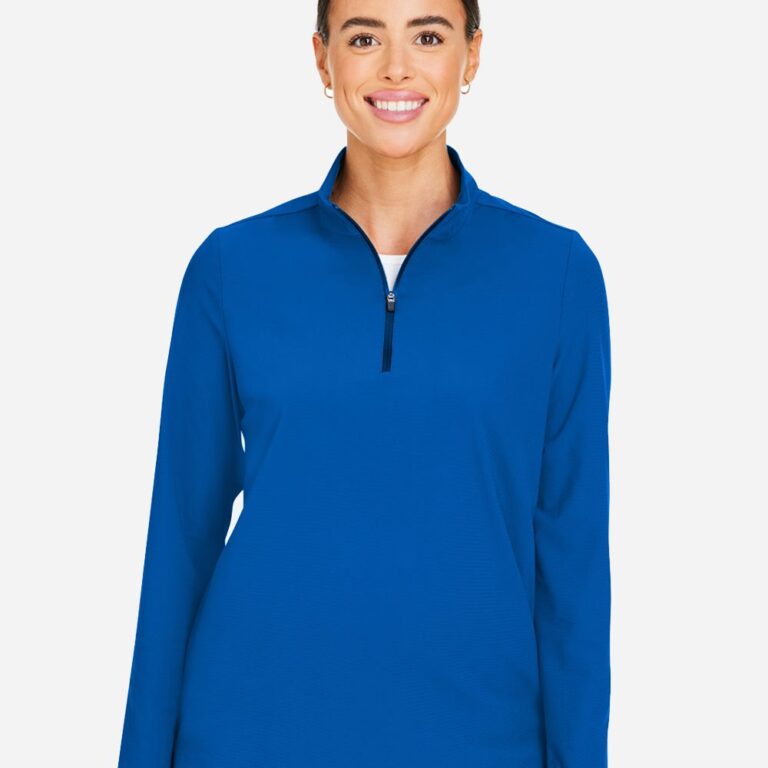 Women's CrownLux Performance® Windsor Welded Quarter-Zip Pullover – DG410W