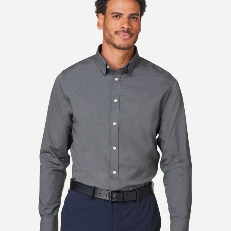 Men's CrownLux Performance® Spencer Poplin Dress Shirt – DG505