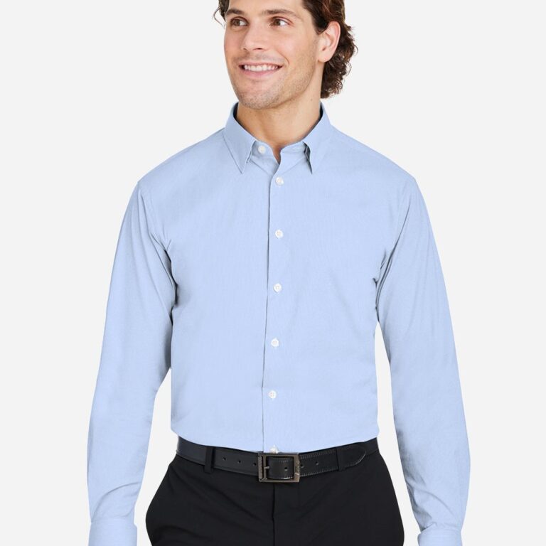 Men's CrownLux Performance® Microstripe Dress Shirt – DG537