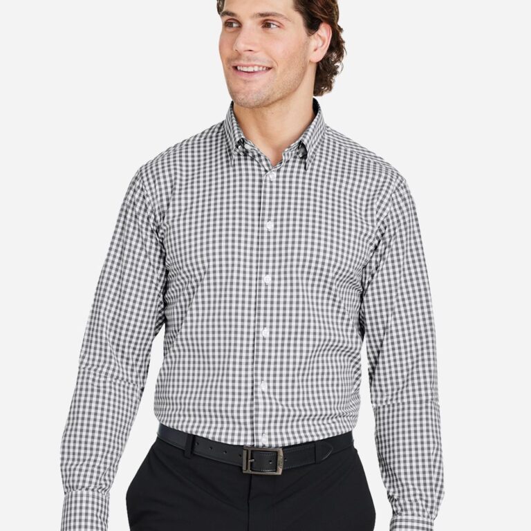 Men's CrownLux Performance® Gingham Dress Shirt – DG536