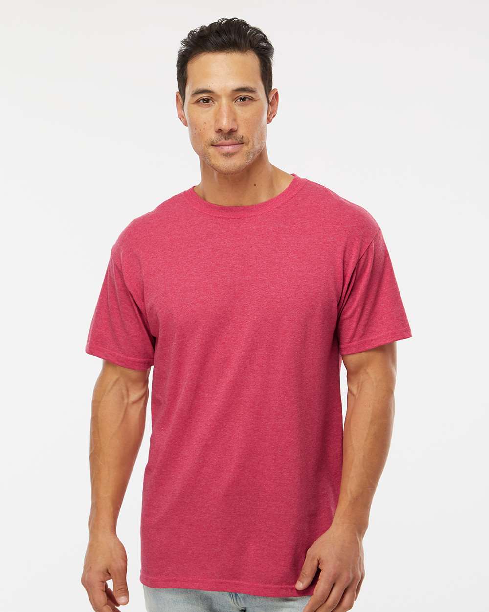 Men's Gold Soft Touch T-Shirt – 4800 – Heather Pink