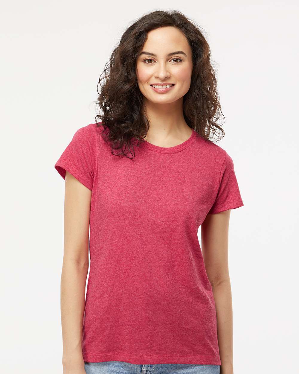 Women's Gold Soft Touch T-Shirt – 4810 – Heather Pink