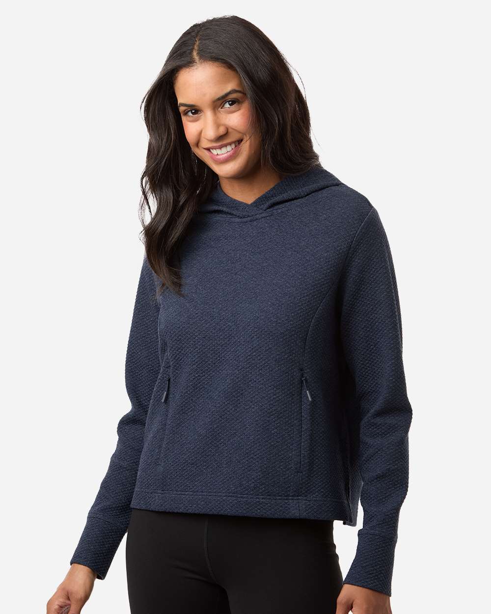 Women's Spirit Textured Hooded Pullover – NE729W