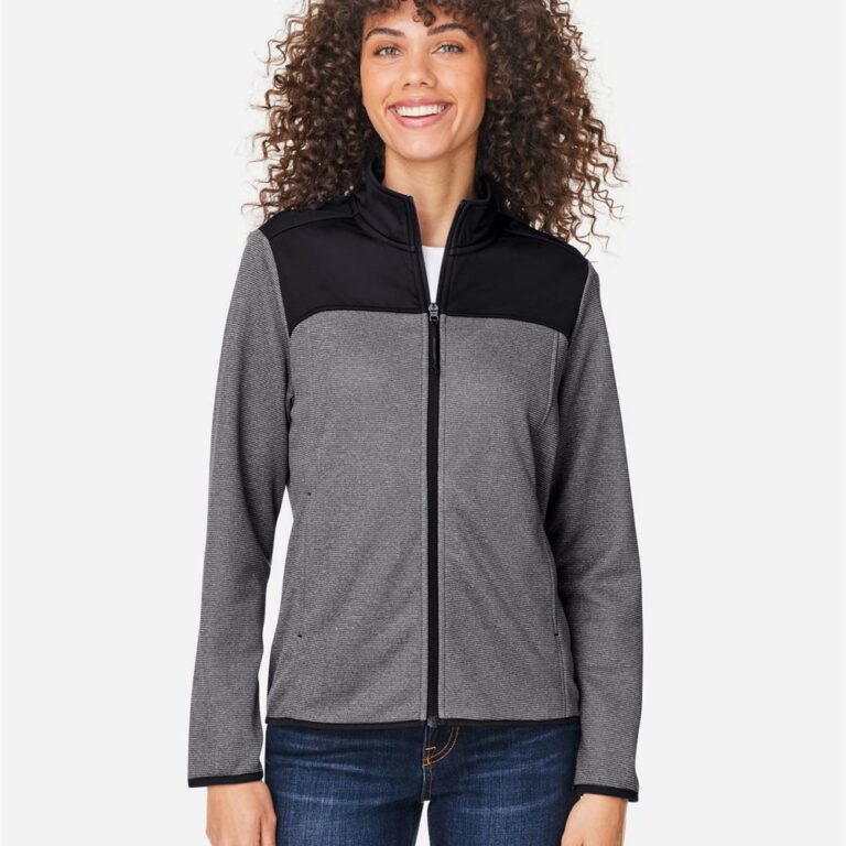 Women's Venture Heathered Stripe Hybrid Jacket – CE74W