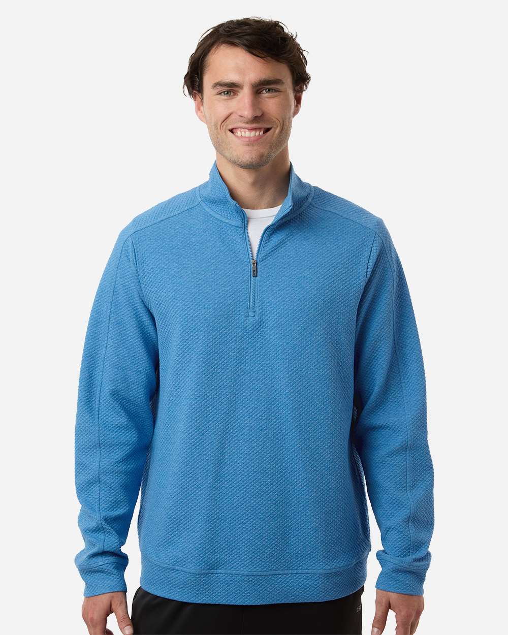 Men's Spirit Textured Quarter-Zip Pullover – NE725