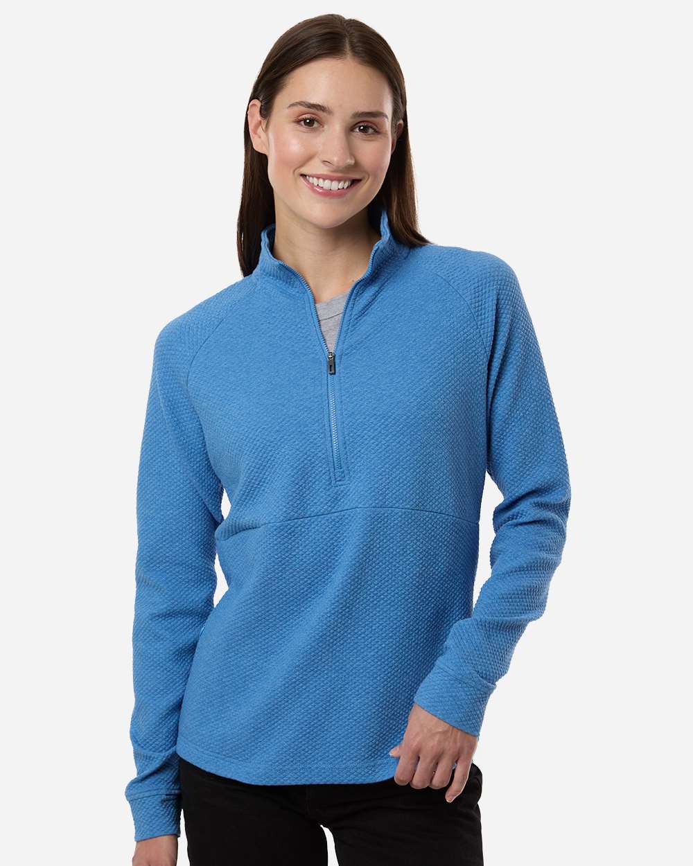 Women's Spirit Textured Quarter-Zip Pullover – NE725W