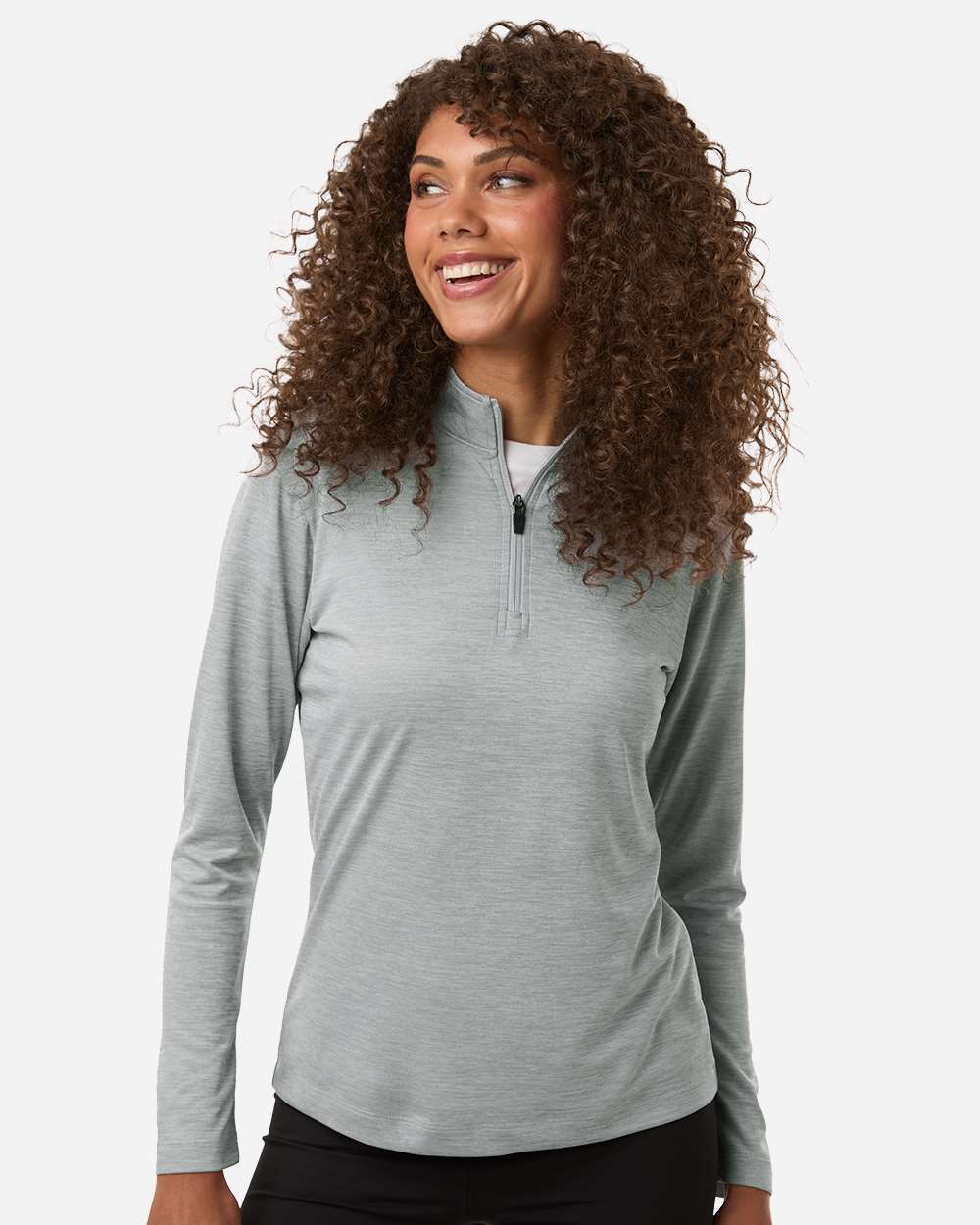 Women's Pro-Lock Performance Mélange Quarter-Zip Pullover – 4HM70L