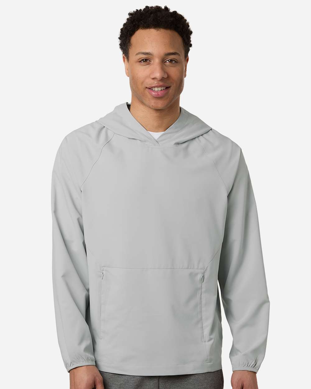 Men's UltraUVP Shoreline Long Sleeve Hooded Pullover – CE520L – Platinum