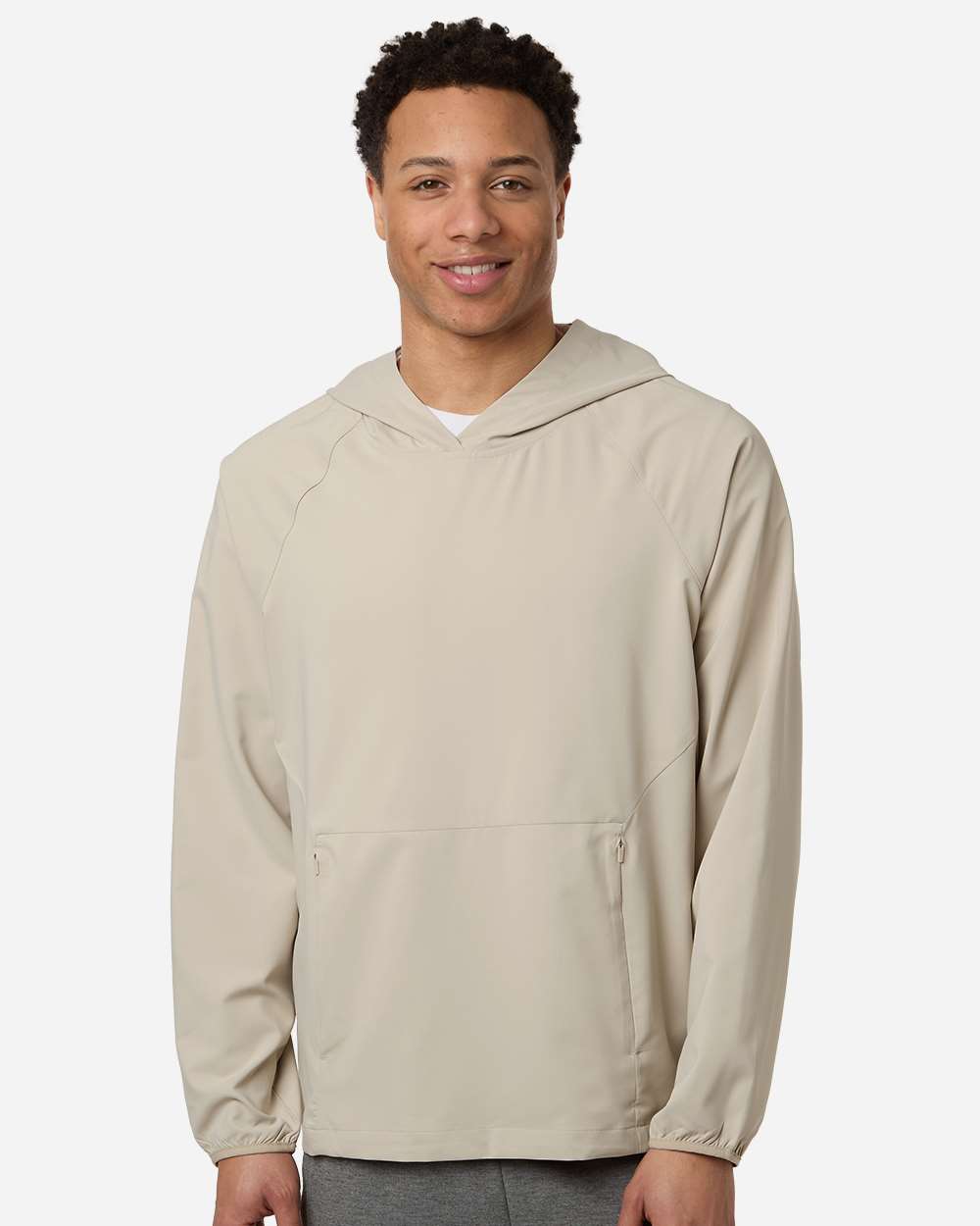 Men's UltraUVP Shoreline Long Sleeve Hooded Pullover – CE520L – Stone