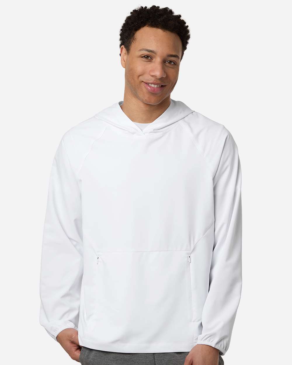 Men's UltraUVP Shoreline Long Sleeve Hooded Pullover – CE520L – White