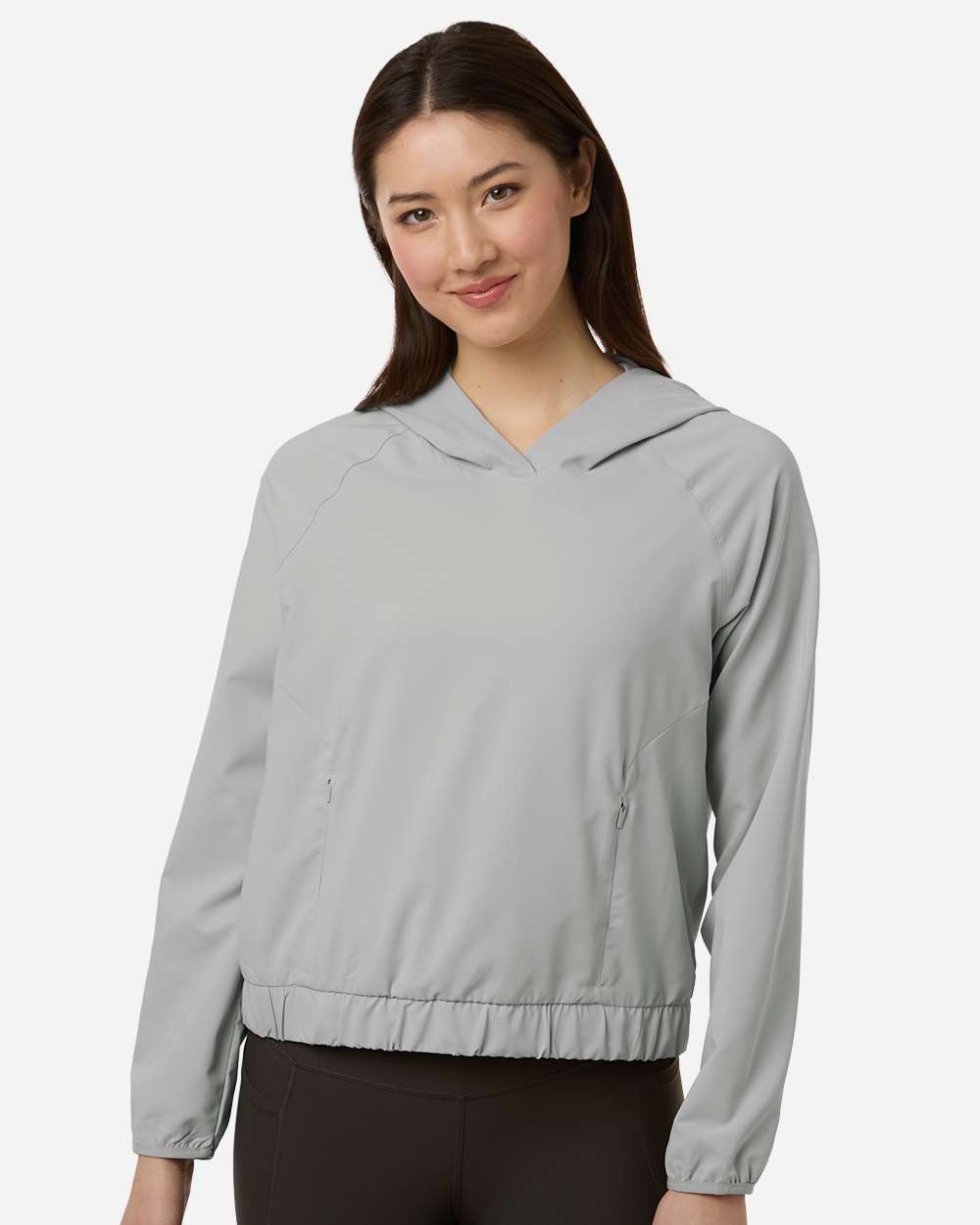Women's UltraUVP Shoreline Long Sleeve Hooded Pullover – CE520LW – Platinum