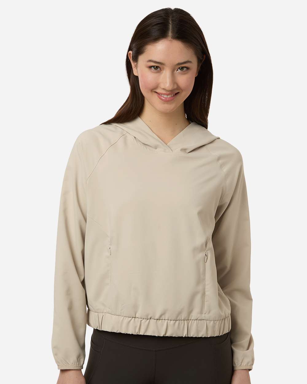 Women's UltraUVP Shoreline Long Sleeve Hooded Pullover – CE520LW – Stone