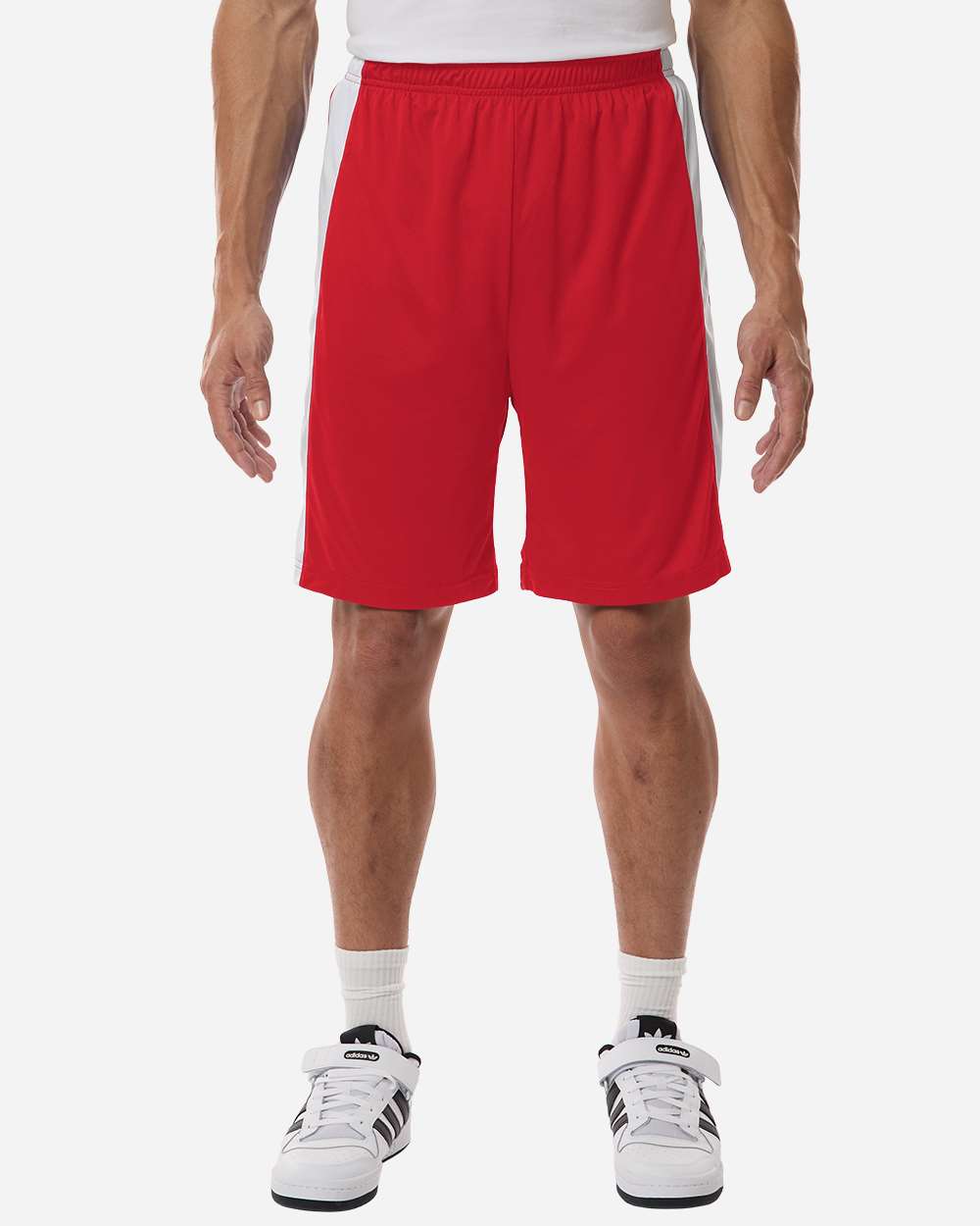 Unisex Zone Performance Reversible Shorts – TT115B – Sport Red/ White