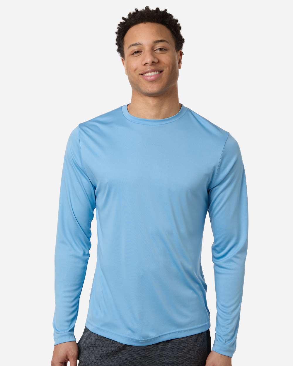 Unisex Capital Long Sleeve Performance T-Shirt – CE10L – Columbia Blue