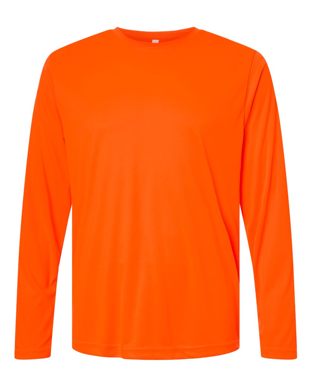 Unisex Capital Long Sleeve Performance T-Shirt – CE10L – Safety Orange