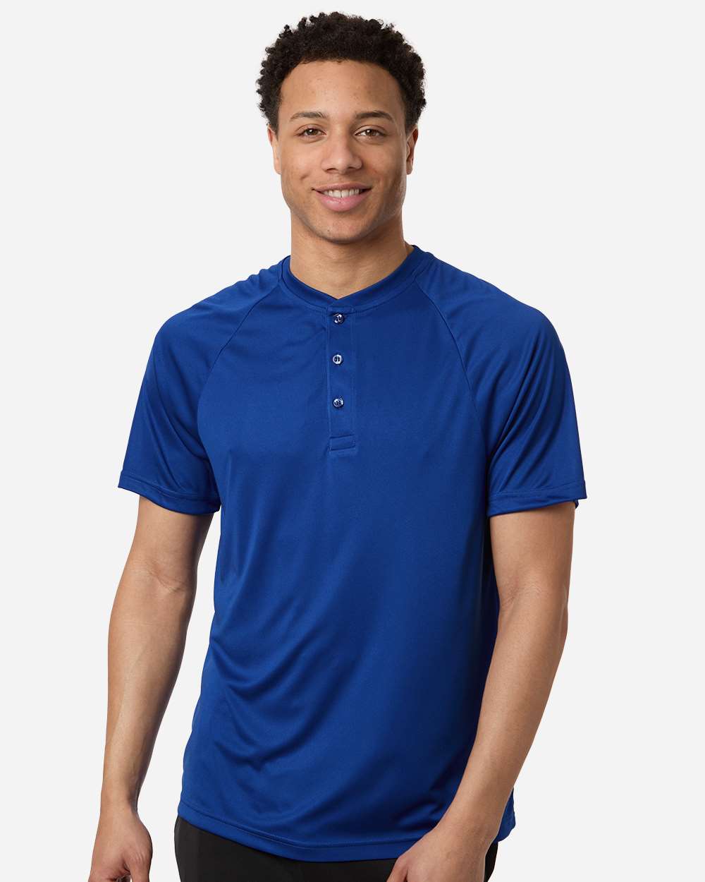 Men's Zone Performance Henley – TT11HN – Sport Royal