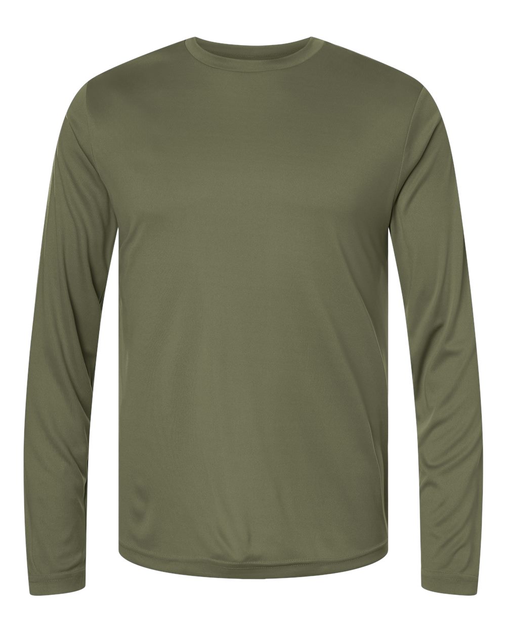 Unisex Capital Long Sleeve Performance T-Shirt – CE10L – Military Green