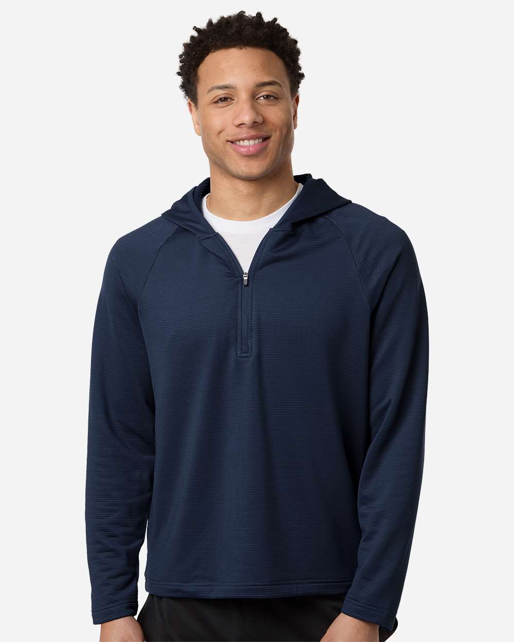 Men's Qualify Quarter-Zip Hooded Pullover – TT200