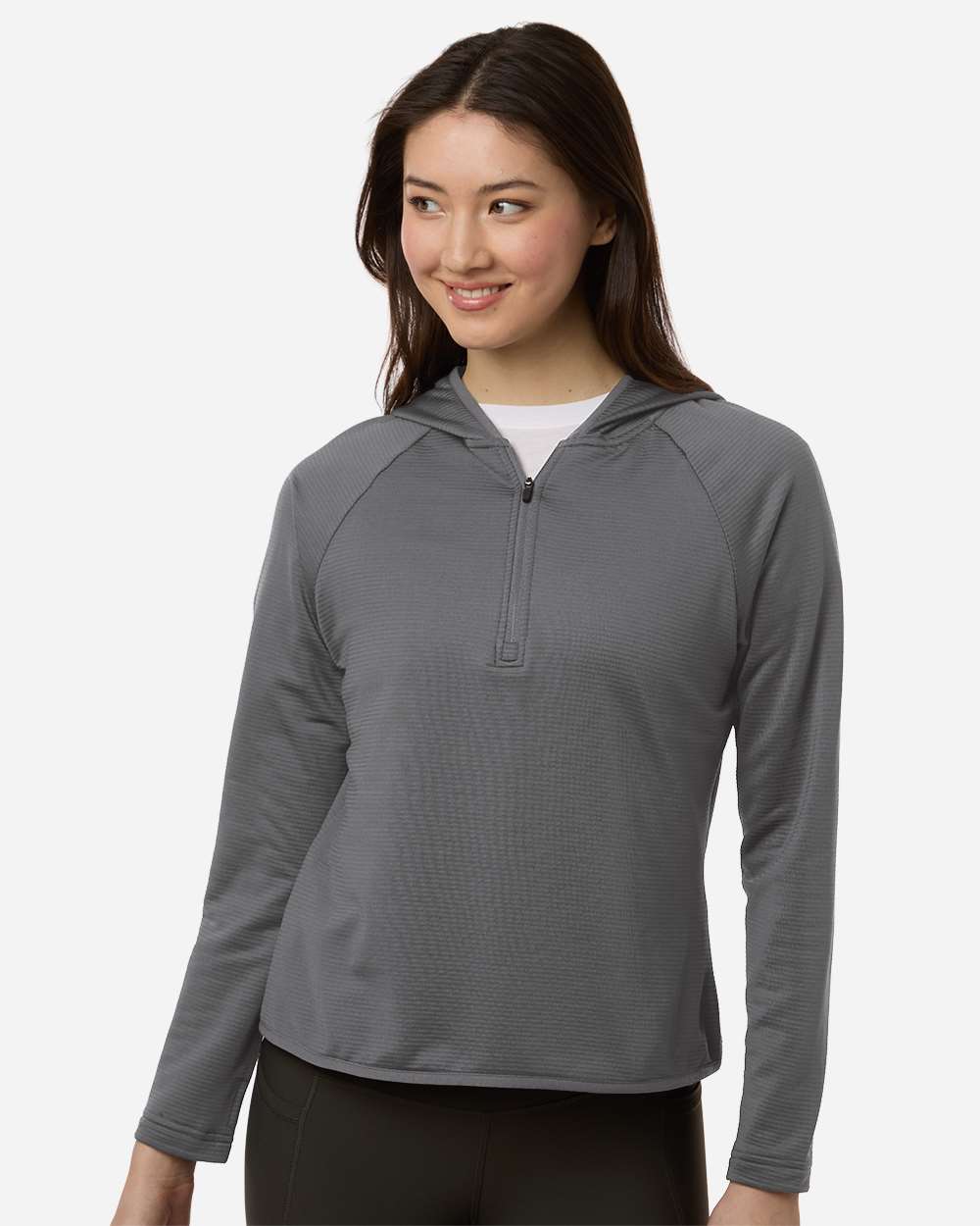 Women's Qualify Quarter-Zip Hooded Pullover – TT200W