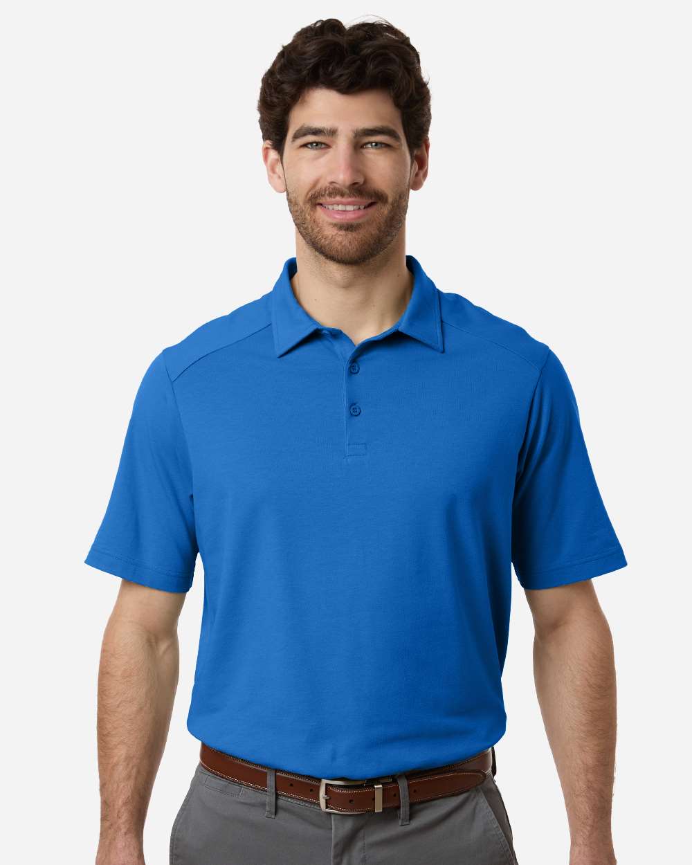 Men's Seaton Pebble Textured Polo – DG102
