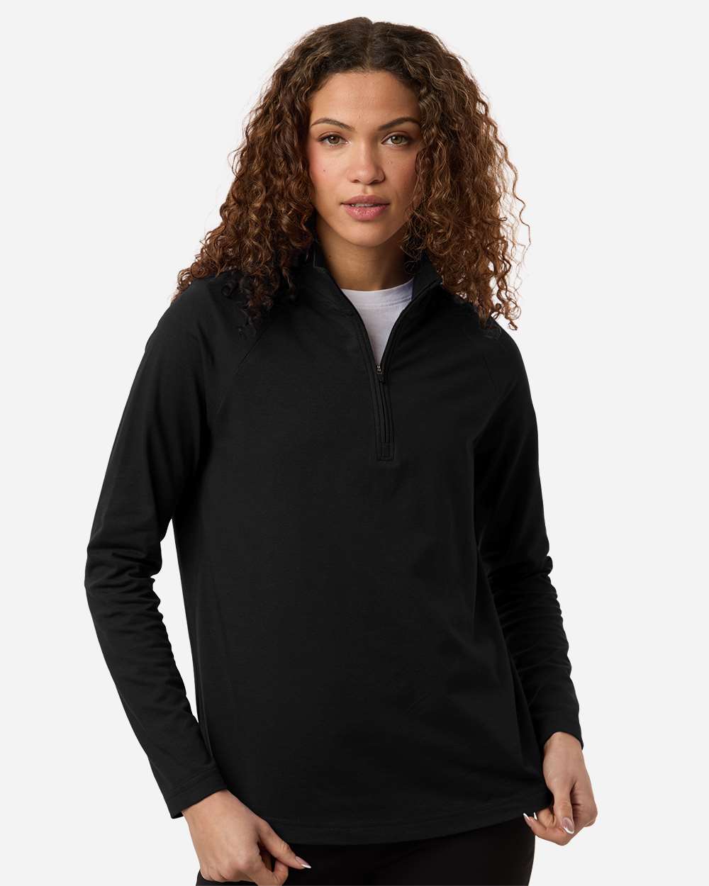 Women's Seaton Pebble Textured Quarter-Zip Pullover – DG402W