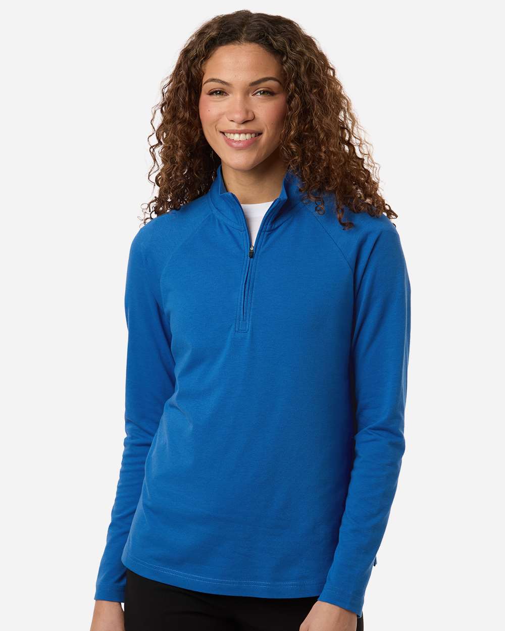 Women's Seaton Pebble Textured Quarter-Zip Pullover – DG402W