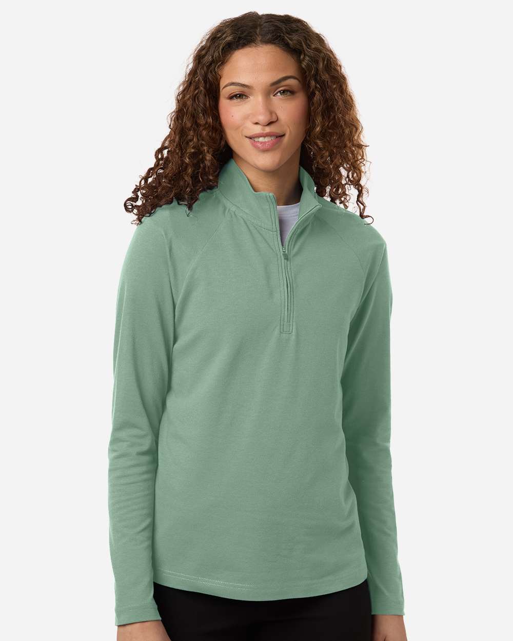 Women's Seaton Pebble Textured Quarter-Zip Pullover – DG402W