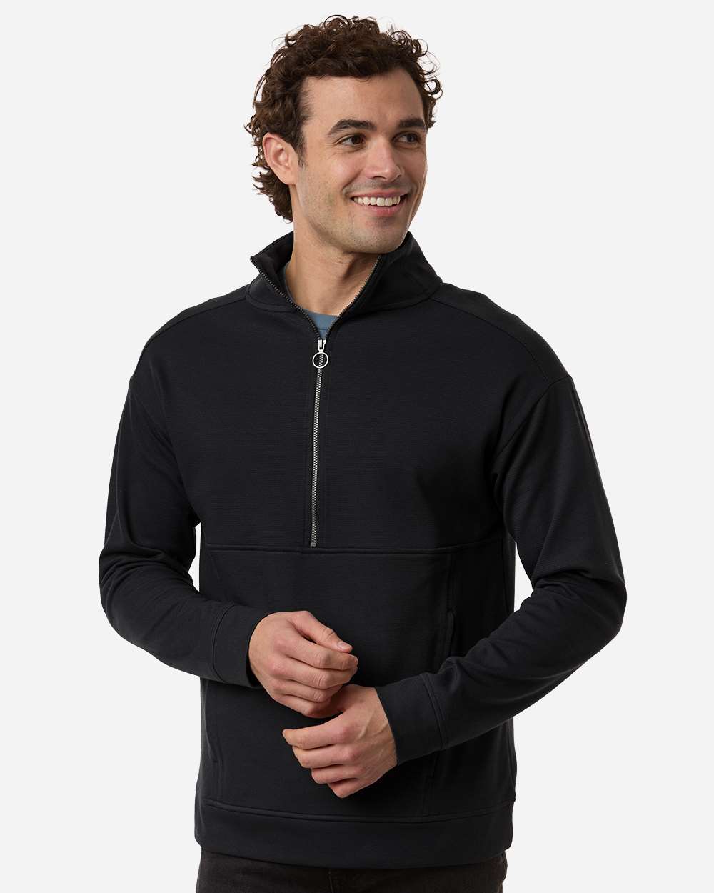 Men's Mantra Half-Zip Ottoman Pullover – NE220