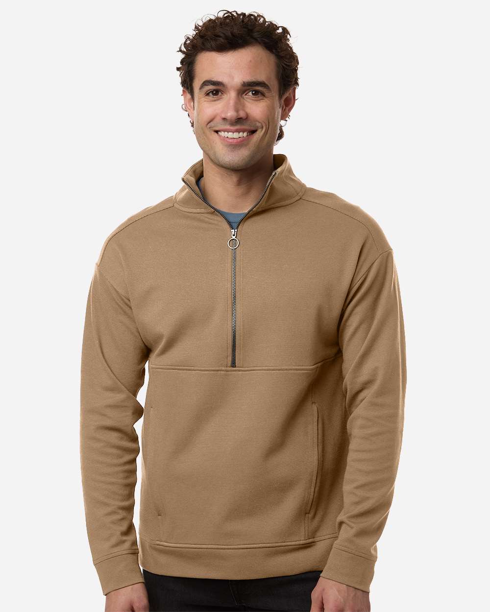 Men's Mantra Half-Zip Ottoman Pullover – NE220