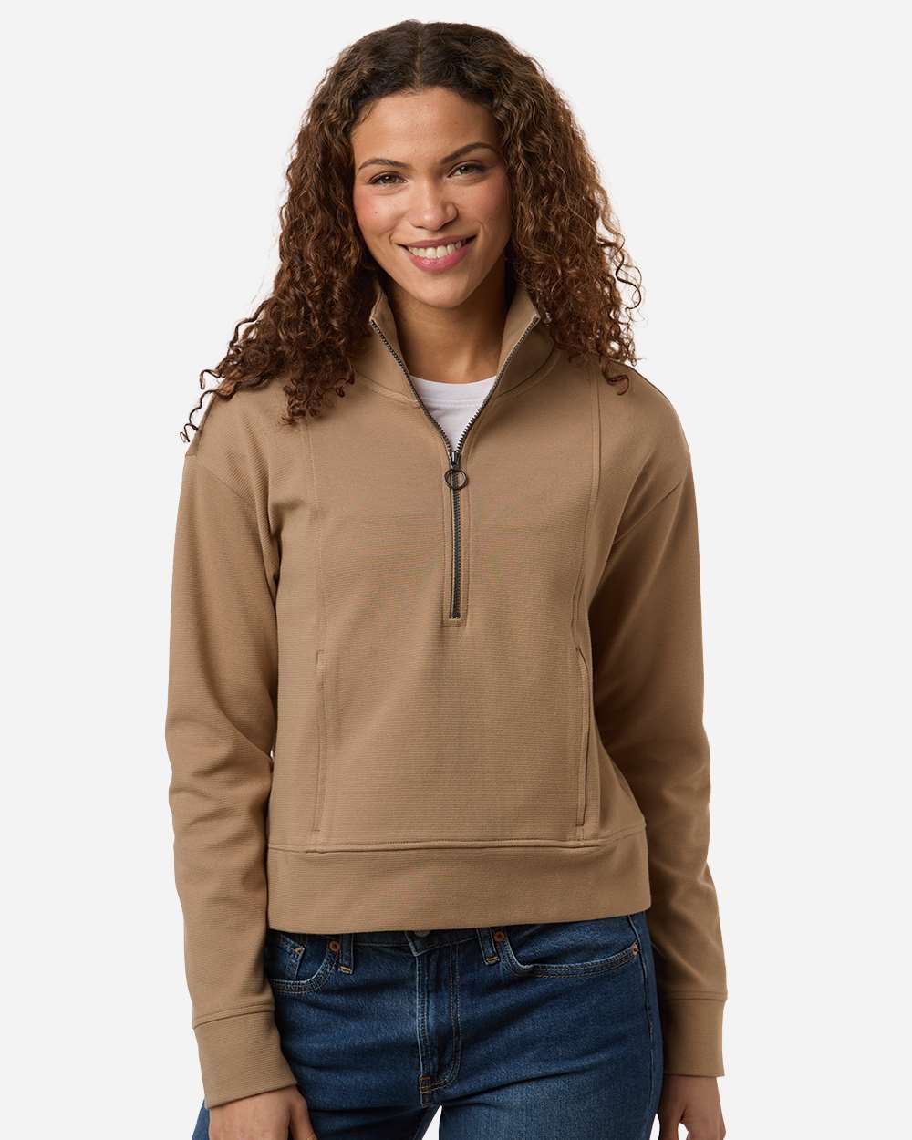 Women's Mantra Half-Zip Ottoman Pullover – NE220W