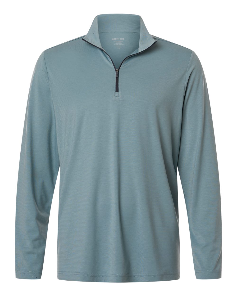 Men's JAQ Stretch Performance Quarter-Zip – NE405 – Opal Blue/ Carbon