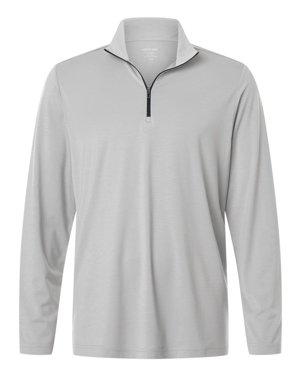 Men's JAQ Stretch Performance Quarter-Zip – NE405 – Platinum/ Carbon