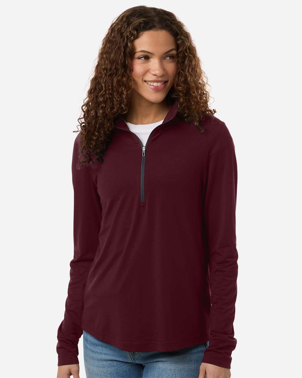Women's JAQ Stretch Performance Quarter-Zip – NE405W