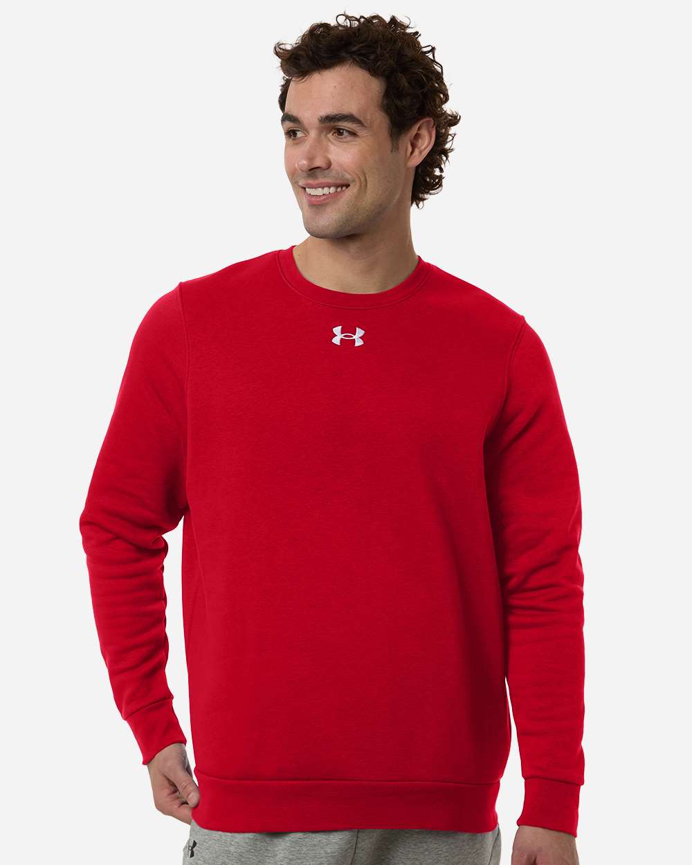 Men's Team Icon Fleece Crew – 6014160 – Red/ White