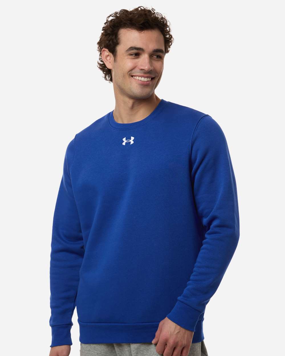 Men's Team Icon Fleece Crew – 6014160 – Royal/ White