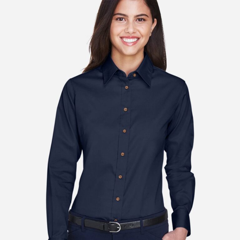 Women's Easy Blend™ Twill Dress Shirt with Stain-Release – M500W